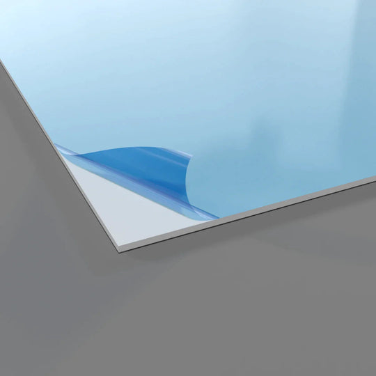 Panneau mural hygiénique blanc - Épaisseur 2 mm