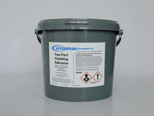 Colle bi-composant pour revêtement PVC, 6.5 kg, conçue pour une fixation forte et durable des matériaux PVC sur diverses surfaces.