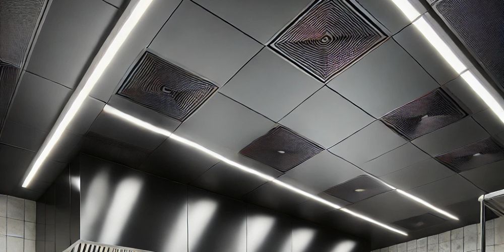 Plafonds Modernes en PVC Exansé Palight : Élégance et Hygiène
