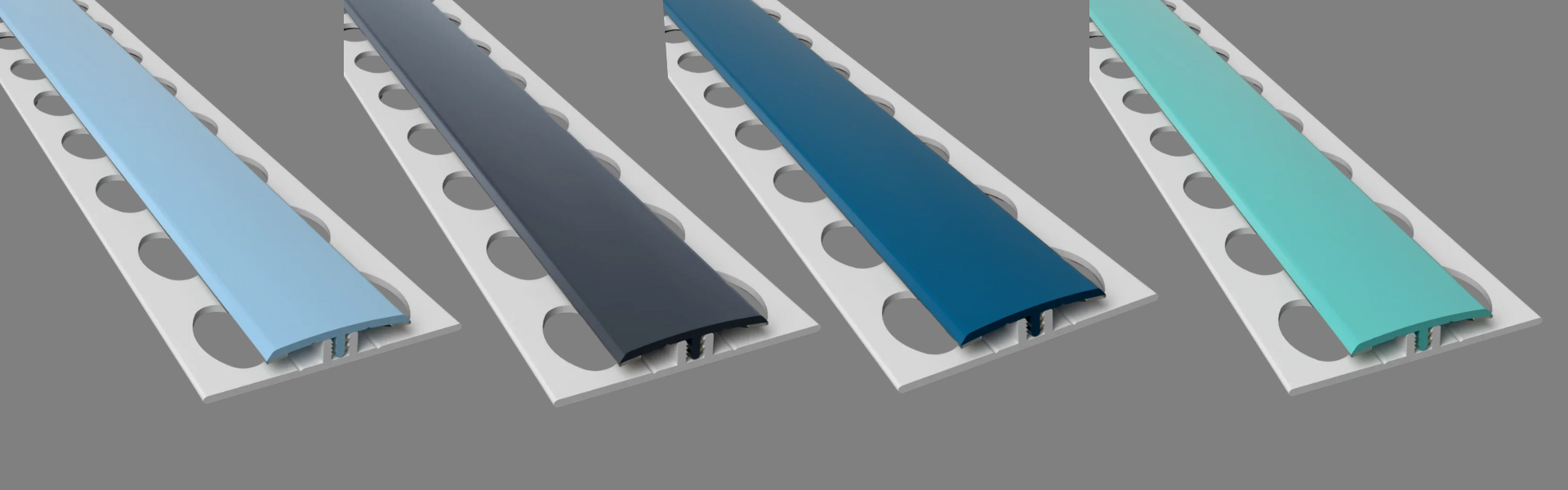Cornières, profilés en H et plinthes pour finitions élégantes et durables des revêtements muraux.