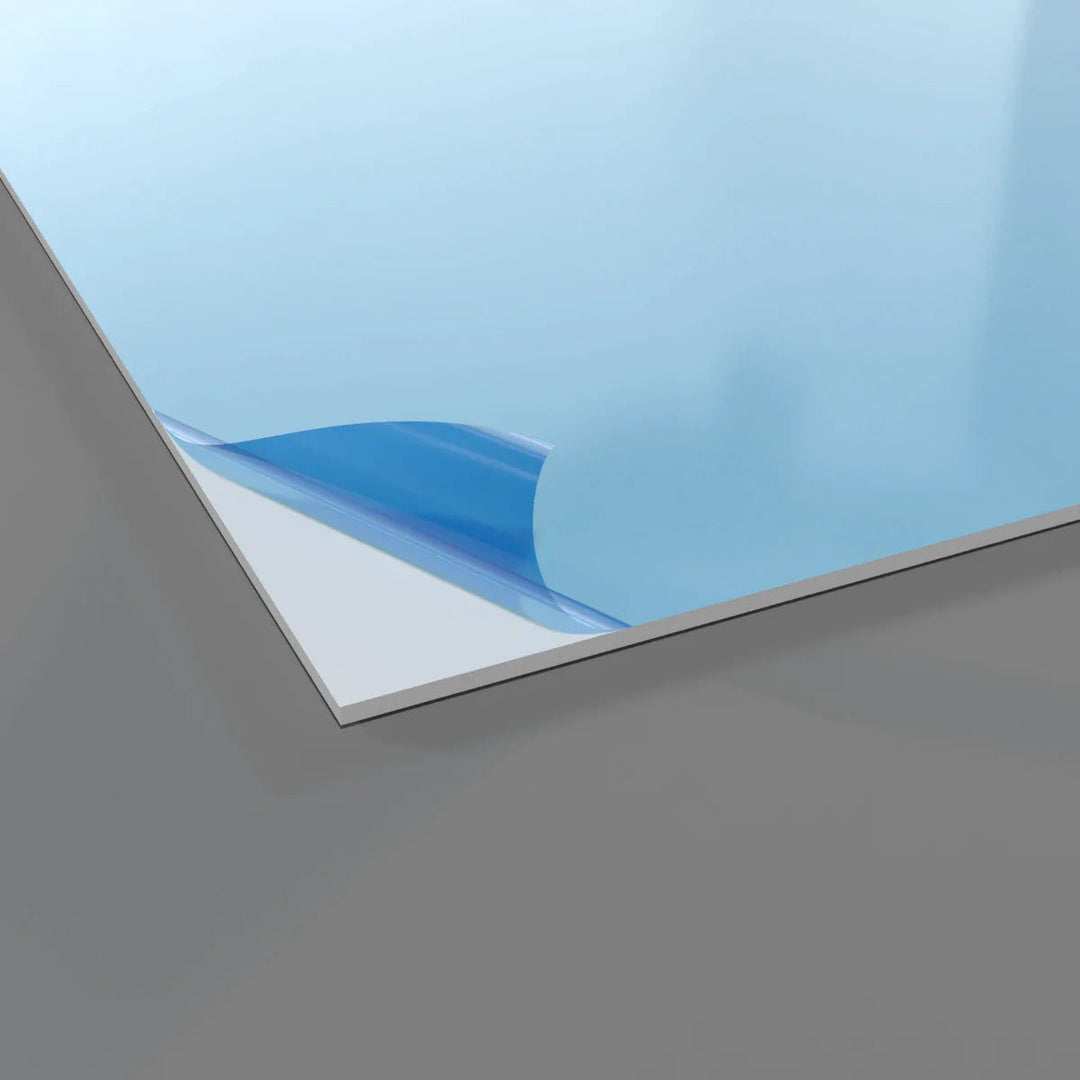 Panneau mural hygiénique blanc - Épaisseur 2 mm