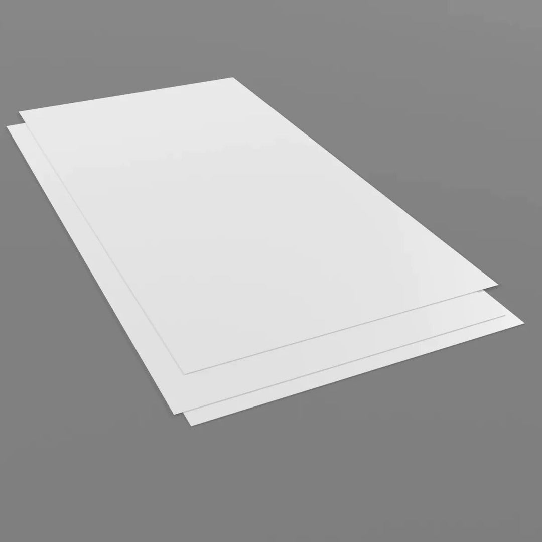 Feuille de revêtement hygiénique blanc - 2 mm d’épaisseur
