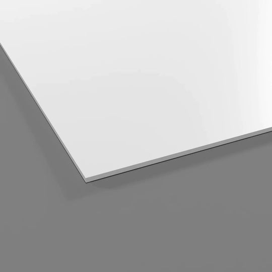 Revêtement mural hygiénique en plaque blanche - Épaisseur 2 mm