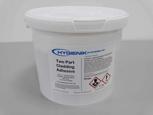 Colle en 2 parties pour revêtement PVC, 6.5 kg, offrant une performance optimale et une forte résistance, adaptée aux applications professionnelles.