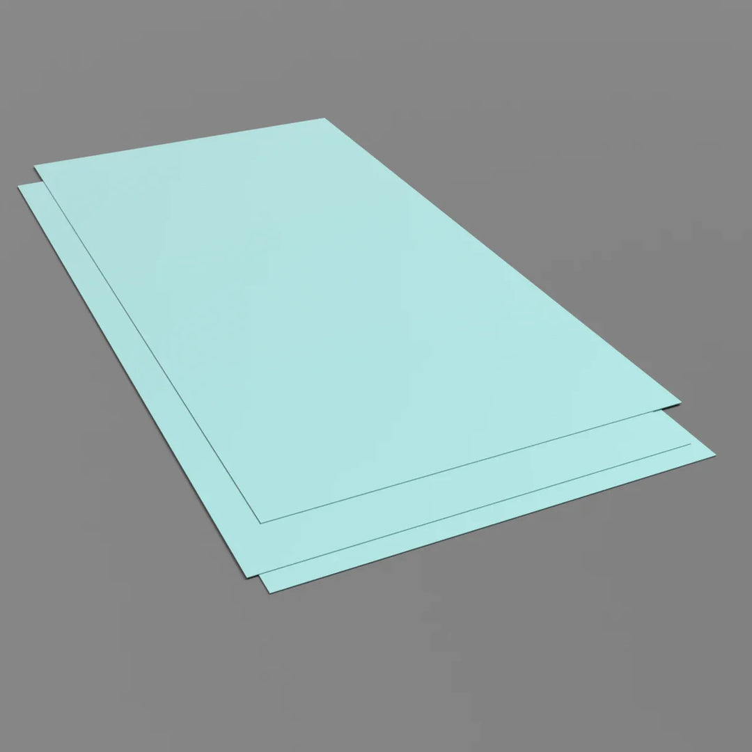 Plaque hygiénique vert pastel pour murs - Épaisseur 2,5 mm