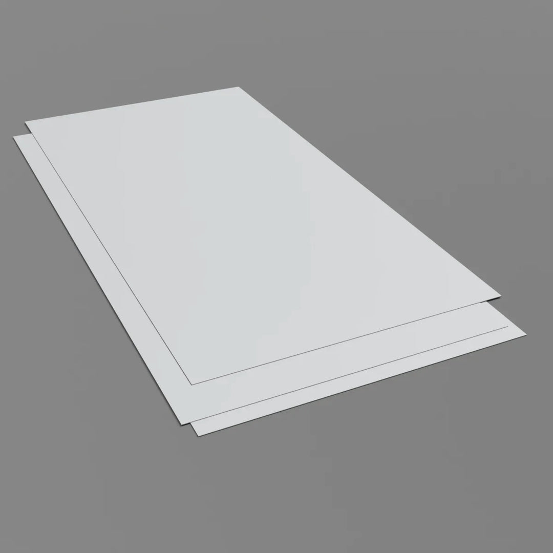 Revêtement mural hygiénique en plaque gris pastel - Épaisseur 2,5 mm