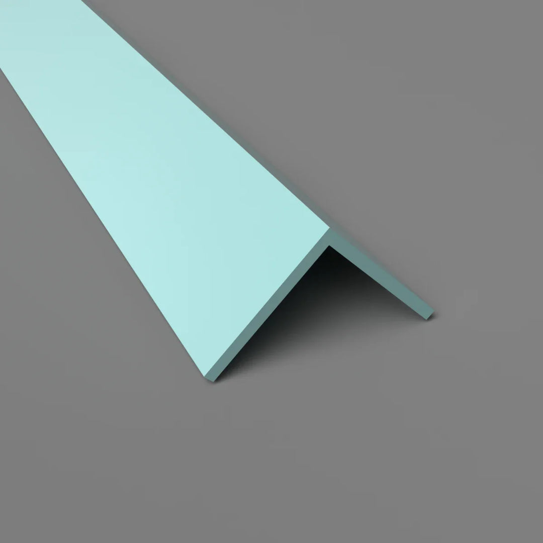 Profil d’angle en PVC vert pastel - Largeur 25 mm