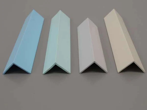 Angle de finition en PVC gris pastel - Profilé 25 mm