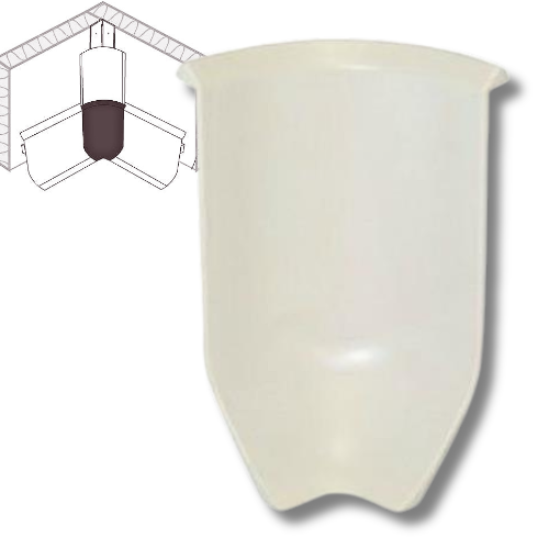 Embouts pour plinthe PVC à fixation cachée – 100 mm