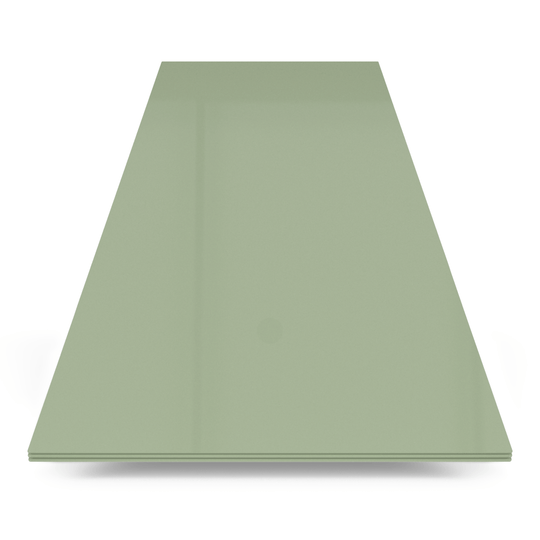 Revêtement mural hygiénique en plaque vert avocat - Épaisseur 2,5 mm