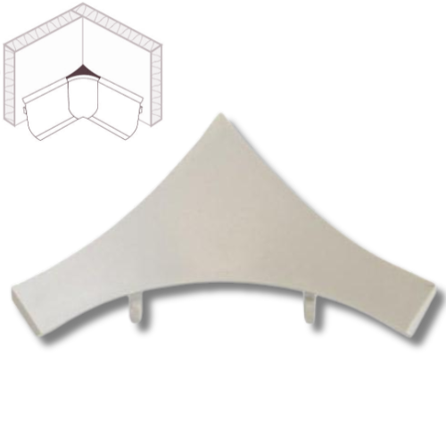 cache dessus interne pour plinthe pvc