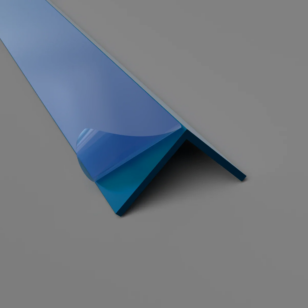 Cornière PVC de protection renforcée Bleu