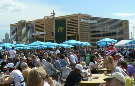 Surface hygiénique en PVC gris - 2,5 mm, solution professionnelle McDonald's