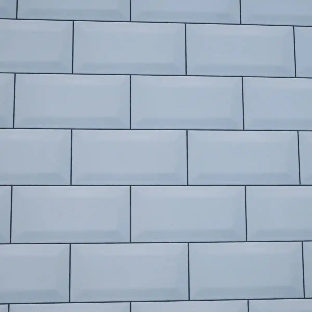 Plaque PVC décorative effet carrelage métro blanc – 2.5 mm – 3000 x 1220 mm