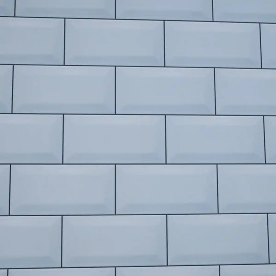 Plaque PVC décorative effet carrelage métro blanc – 2.5 mm – 3000 x 1220 mm