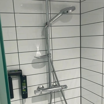 Plaque PVC effet carrelage métro blanc embossé – 2.5mm – 2440x1220mm