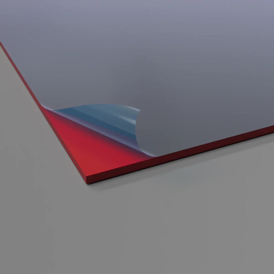 Panneau mural hygiénique rouge - Épaisseur 2,5 mm -pour vos projets en couleur