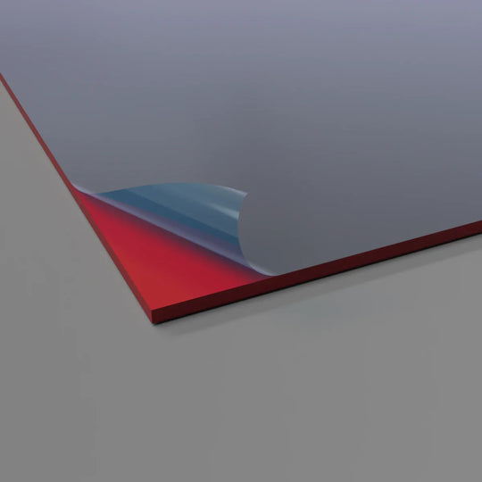 Panneau mural hygiénique rouge - Épaisseur 2,5 mm -pour vos projets en couleur