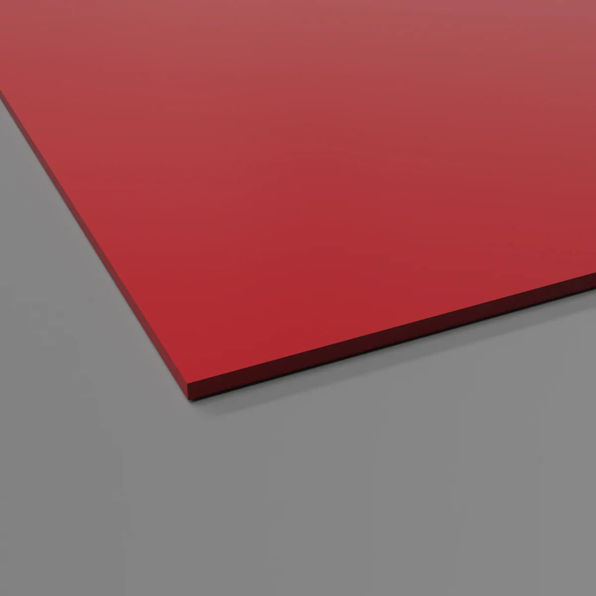 Panneau mural hygiénique rouge - Épaisseur 2,5 mm