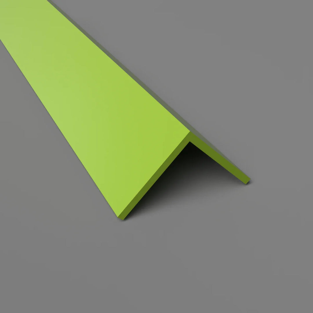 Profil d'angle en PVC Vert 25x25mm
