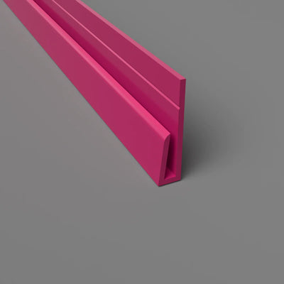 Profil de bord en PVC Rose