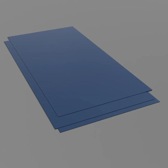 Protection murale bleu nuit 2 mm, offrant une finition durable et esthétique, idéale pour les espaces à fort trafic.