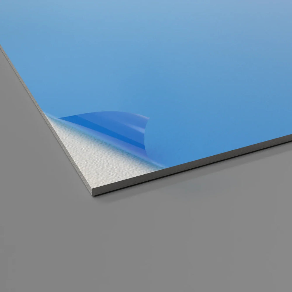Plaque murale gris ciment 2 mm, offrant une protection durable et facile à entretenir pour des environnements professionnels exigeants.