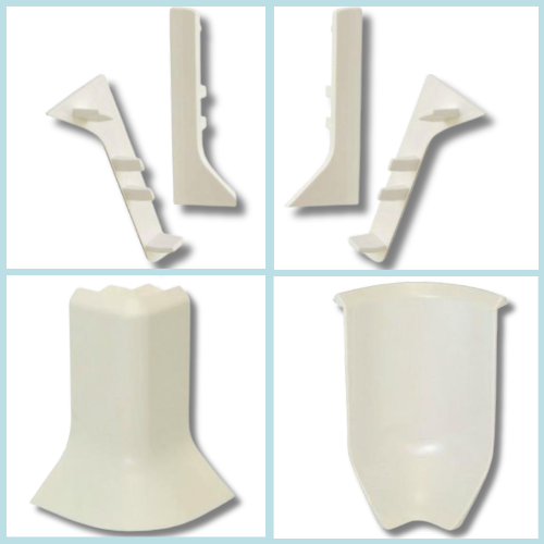 accessoires finition pour plithe pvc hygiénique