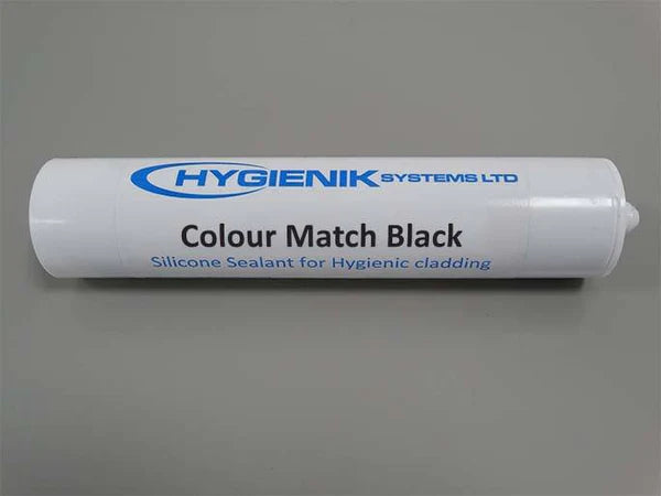 Silicone noir 330 ml, conçu pour des finitions élégantes et durables sur divers matériaux.