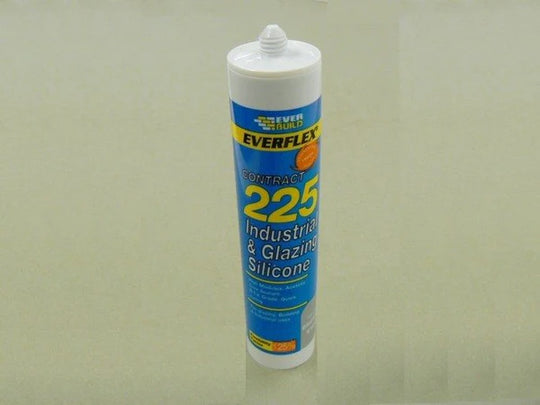 Silicone EVERFLEX 300 ml, conçu pour des applications industrielles et de vitrage avec une adhérence optimale.