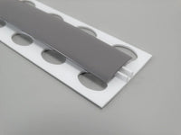 Profil de séparation H en PVC Gris Nuage