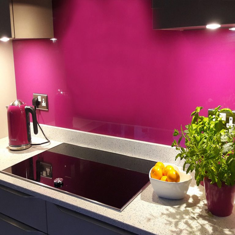 Surface hygiénique rose pour murs - Plaque de 2,5 mm