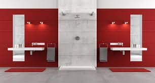 Plaque hygiénique rouge pour murs - Épaisseur 2,5 mm