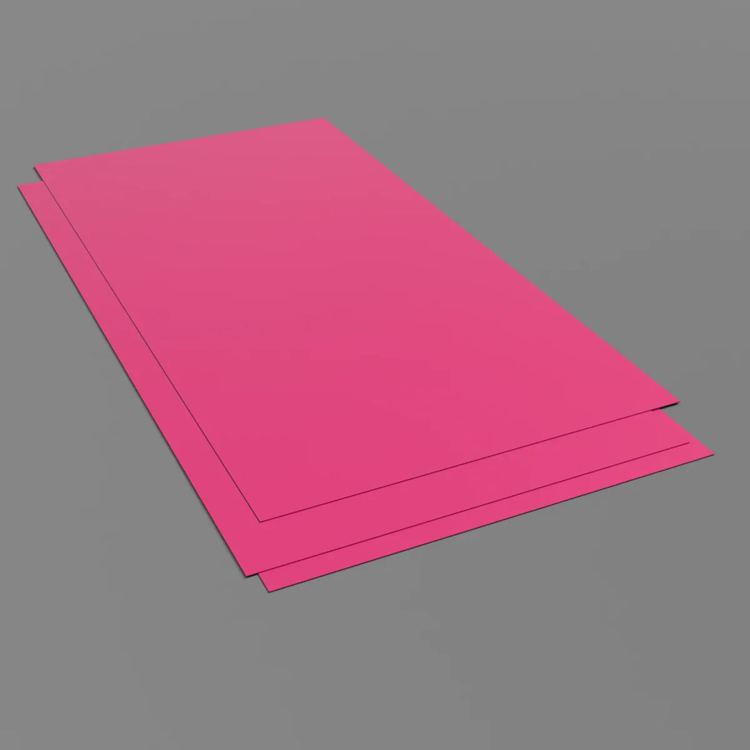 Feuille murale en PVC hygiénique rose - 2,5 mm