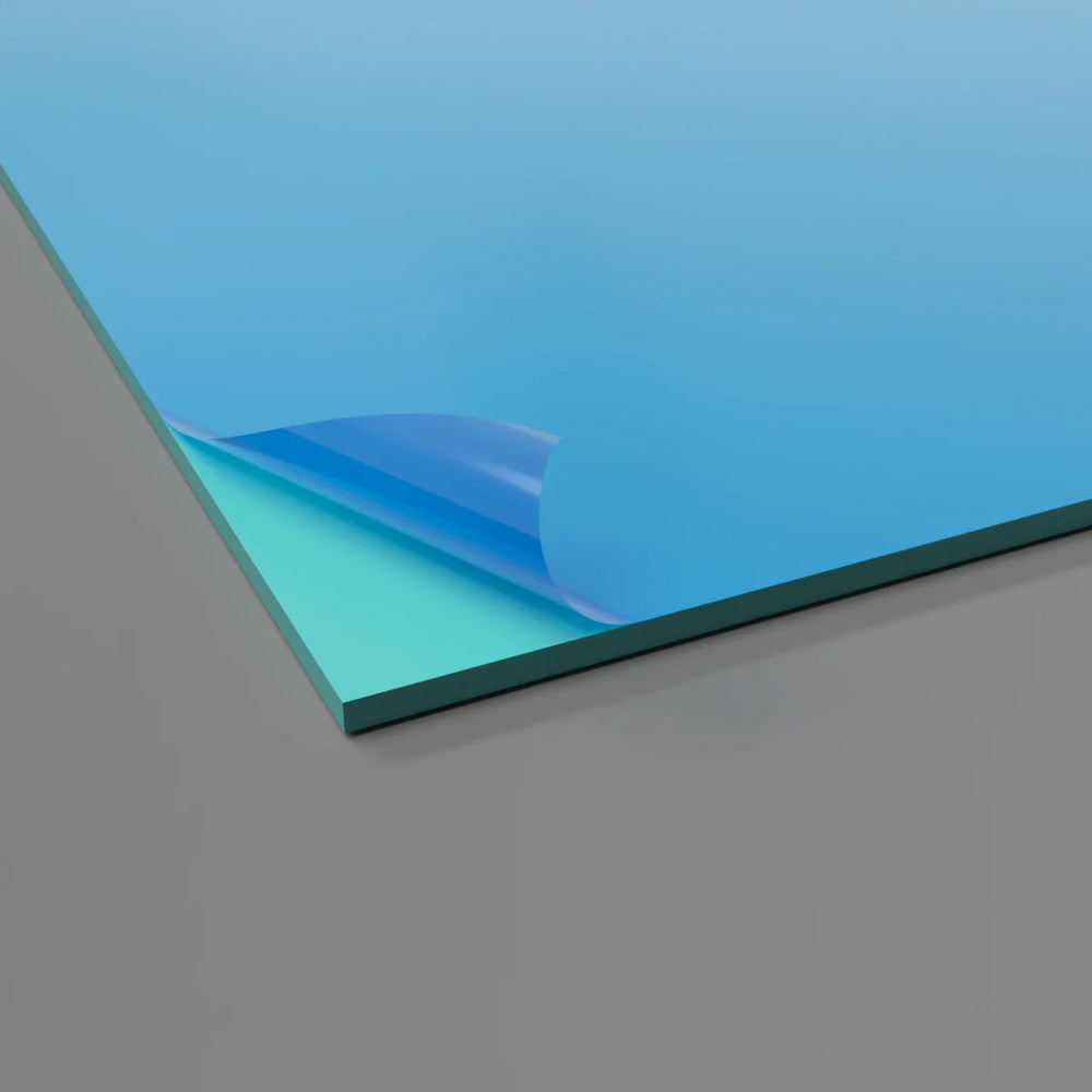 Plaque de revêtement mural hygiénique Turquoise 2.5 mm