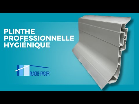Plinthe - Fixation Cachée 100mm Blanc 4m