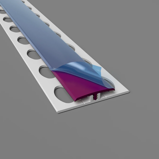 Profil de séparation H en PVC Couleur Prune