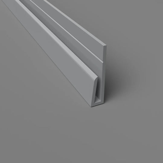 Profil de bord en PVC Gris Nuage