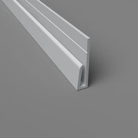 Profil de bord en PVC Gris Pastel en 2 parties
