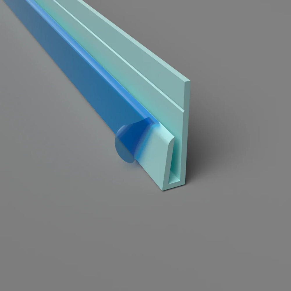 Profilé de bordure en PVC vert pastel - Protection durable