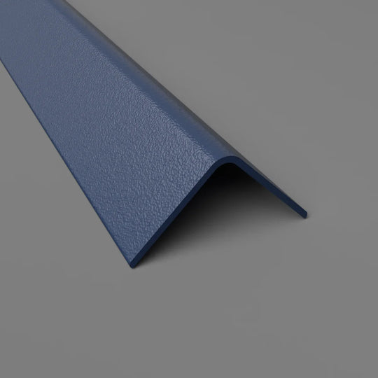 Angle de protection robuste en bleu minuit avec surface texturée résistante aux rayures