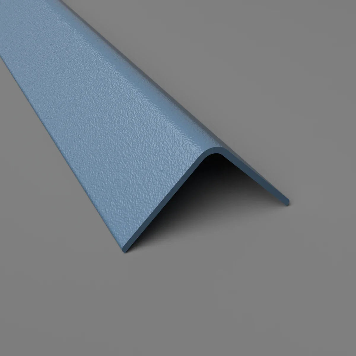 Angle de protection murale bleu Atlantique 50mm installé dans un environnement médical