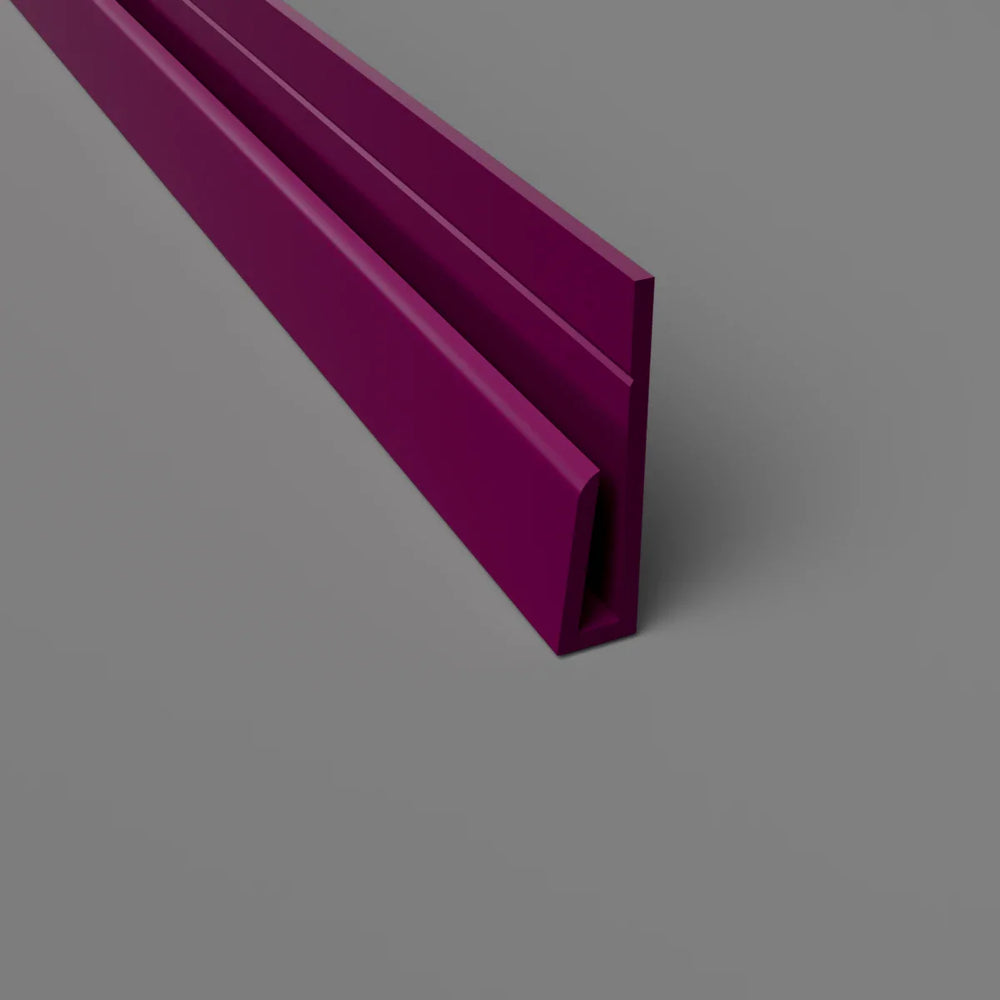 Profil de bord en PVC Prune