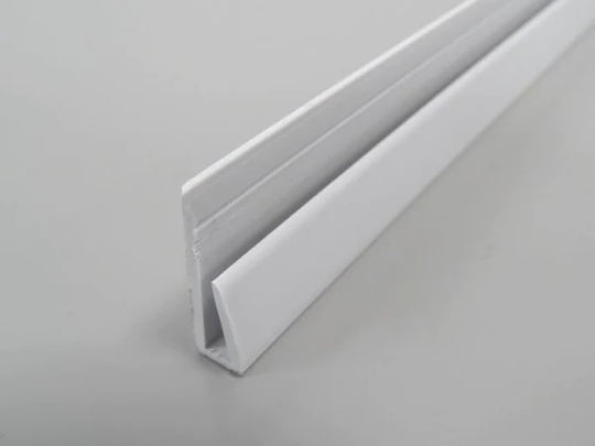 Profil de bord en PVC gris pastel - Finition soignée