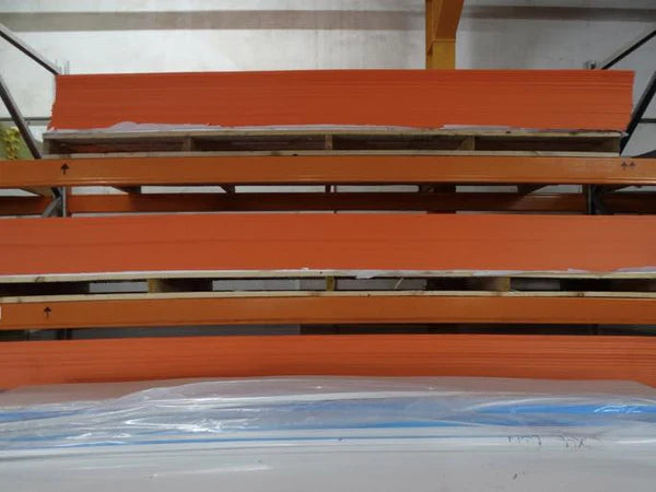 Plaque de revêtement hygiénique orange 2,5 mm – Style et durabilité