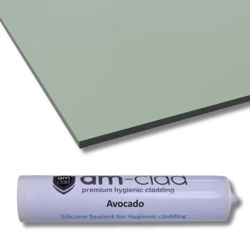 Silicone avocat pour revêtement mural PVC hygiénique
