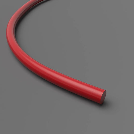 Tige de soudure rouge en PVC, parfaite pour cuisines, laboratoires et espaces commerciaux.