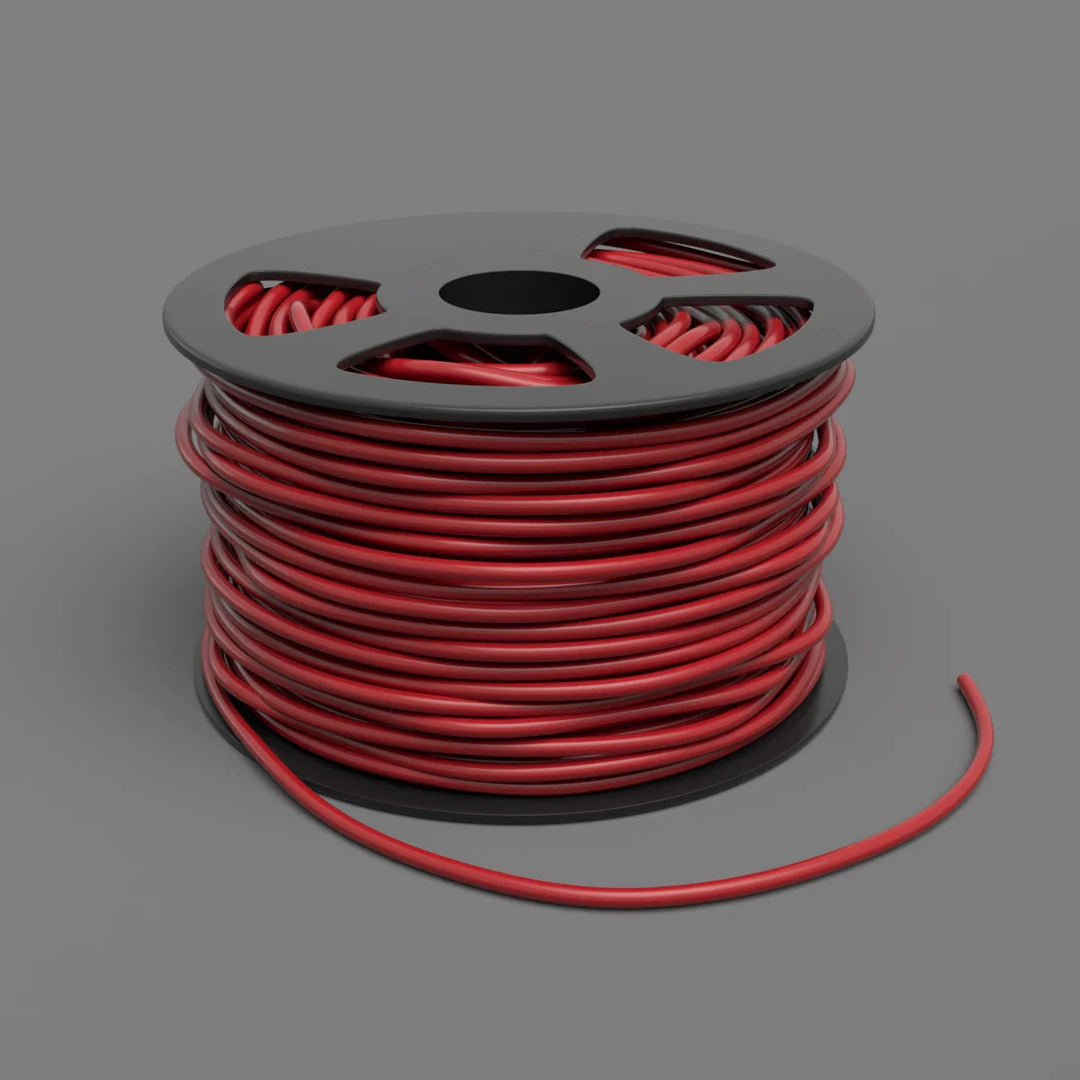 Tige de soudure rouge en PVC, bobine de 50 mètres pour joints étanches et professionnels sur panneaux hygiéniques