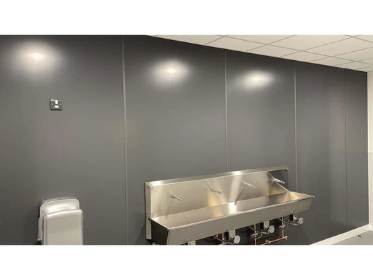 Feuille de revêtement hygiénique gris anthracite - 2,5 mm d’épaisseur